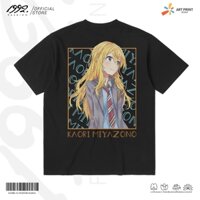 Áo thun Unisex Your Lie in April Miyazono Kaori Cotton 100% ngắn tay