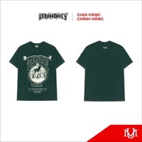 Áo Thun URBAN MONKEY Apollo Tee Green Cotton 2 Chiều Regular FIt Nam Nữ Phối Màu Xanh Rêu