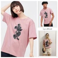 Áo Thun UT mickey Uniqlo, áo phông unisex nam nữ cotton mềm mịn thoáng mát, thấm hút mồ hôi nhanh khô thoáng