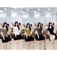 Áo thun vạt chéo