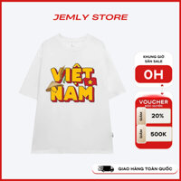 Áo Thun Việt Nam Chẩt Liệu 100% Cotton Cao Cấp Form Rộng Co Giãn 2 Chiều Định Lượng 250 GSM