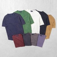Áo thun wash vạt bầu nam nữ unisex
