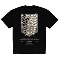 Áo thun Wing Of Freedom Attack On Titan Grunge Series top tee