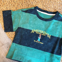 ÁO THUN XANH LÁ CHỮ VÀNG