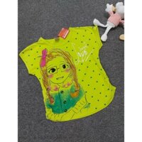 Áo thun  xanh lá hình cô gái  love