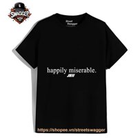 Áo Thun Xuất Mỹ Unisex Happily Miserable Julian Edelman Shirt