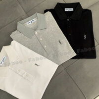 Áo Thun Y-S-L Basic Logo Thêu  Hàng Cao Cấp - Chất Liệu 100% Cotton Đứng Form - Full Tem Tag-FABOO