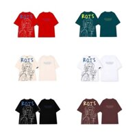 ÁO THUN/T-SHIRT CỔ TRÒN TAY LỠ UNISEX NAM NỮ FORM ÂU RAGE OF THE SEA (ROTS STUDIO)- “ONELINEGIRL HCM”