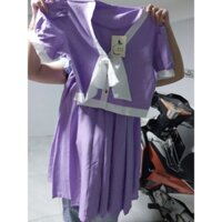 áo thủy thủ tím