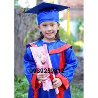 áo tốt nghệp mầm non, áo cử nhân mầm non