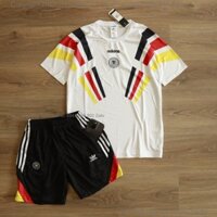 Áo Training Tuyển Đức 2022 - Set bộ thể thao nam ngắn tay đội tuyển đức hoa văn phom 45-90kg