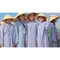 áo tràng lam nâu