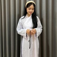 Áo tràng trắng (choàng) không kèm quần , áo làm lễ Top
