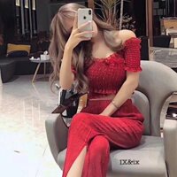 Áo trễ vai BoHo CROPTOP vô cùng đẹp