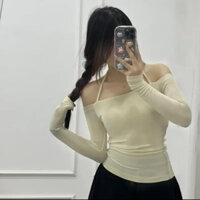 áo trễ vai dây choàng cổ tay dài bigsize 40-120kg