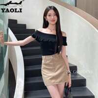 Áo trễ vai phong cách Hàn Quốc dành cho nữ