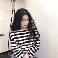 Áo trễ vai sọc vintage ❤️