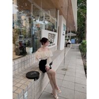 áo trễ vai tay bồng
