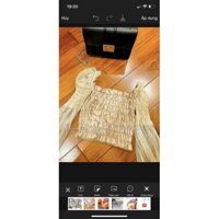 Áo trễ vai tay bồng