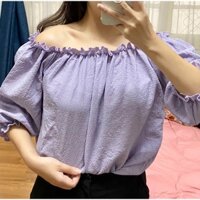 Áo trễ vai tay bồng