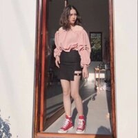 Áo trễ vai tay phồng ( có chân váy)