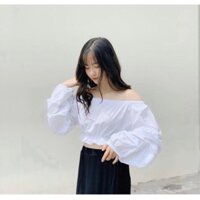 Áo trễ vai tay phồng