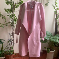 Áo trench coat dáng dài, áo mangto dáng dài của Hàn Quốc