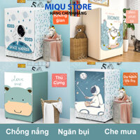 Áo trùm, bọc máy giặt 8 - 11kg cửa ngang, cửa trên, kiểu dáng mẫu mã đẹp và bền