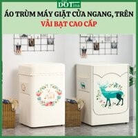 Áo trùm che phủ máy giặt cửa ngang trên chống mưa nắng bụi bám Dotina ATNT06