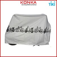 Áo Trùm Chống thấm Nước Xe Máy , xe đạp, xe đạp điện, loại lớn trùm cho xe SH, vespa , Bạt phủ xe chống nắng mưa