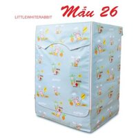 Áo Trùm Máy Giặt Cửa Ngang 6kg - 10kg Chống Nước, Nắng Lớp Bạc Cách Nhiệt Tốt  ྇