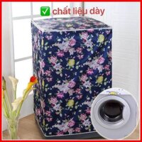 Áo Trùm Máy Giặt Cửa Trên Vải Dù Siêu Dày, Size 7kg-8kg, Lựa Chọn Họa Tiết - HỌA TIẾT