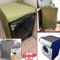 Áo Trùm Máy Giặt Cửa Trước, Lồng Ngang Tráng PU, Nhũ Bạc Chống Nóng 6kg 7kg 8kg 9kg 10kg -22kg siêu nhẹ, chống thấm nước