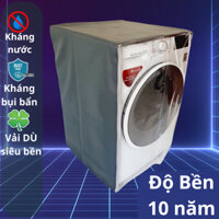 Áo trùm máy giặt Electrolux cửa ngang, bạt phủ máy giặt vải dù SIÊU BỀN chống mưa nắng từ 7kg - 15kg
