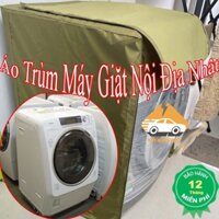 Áo Trùm Máy Giặt Nhật Nội Địa Vải Dù 3 Lớp Siêu Bền Chống Mưa Nắng Nóng Từ 5kg đến 11kg