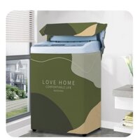 Áo Trùm Máy Giặt Vải Dù 7-8kg Chống Thấm Chống Nắng Màu Sắc Như Ảnh