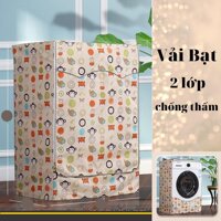 Áo Trùm Vỏ Bọc Máy Giặt Cửa Ngang Siêu Bền Vải Bạt Cao Cấp Loại Dày Chống Thấm Nước - Mẫu 8,8 - 9.5 Kg