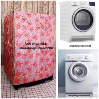 Áo trùm, vỏ bọc máy giặt electrolux cửa ngang, vải dù chống thấm nước (mẫu được chọn)