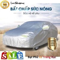 Áo Trùm Xe Hơi - Bạt Phủ Xe Hơi 5 - 7 chỗ, 3 Lớp Chống Xước, Chống Nắng, Chống Cháy Ô tô .