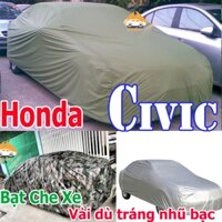 Áo Trùm Xe Hơi Honda Civic Vải Dù OXFORD Siêu Bền, Bạt Phủ xe Ô TÔ Chống Nắng Mưa Bảo Vệ Xe