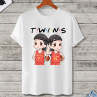 Áo Trương Twins, Áo Thun Thảo My Thảo Vy Chất Liệu Cotton Thoáng Mát Thấm Hút Tốt Tạo Cảm Giác Thoải Mái Khi Mặc