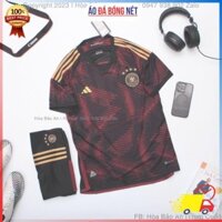 Áo Tuyển Đức 2023 - Set Bộ Quần Áo Đá Banh Đội Tuyển Đức WC 2023 Màu loang Quần Đen - Vải Thái Chuẩn Áo Thi Đấu