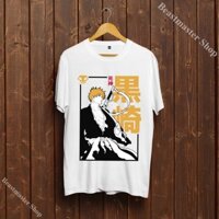 Áo Unisex Kurosaki Ichigo Bleach trẻ em đẹp trẻ trung mềm mại phong cách cổ tròn R43BLH001