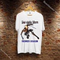 Áo Unisex Reiner Braun Attack on Titan cho bé Cotton cá tính thời trang thoáng mát năng động R46RB009