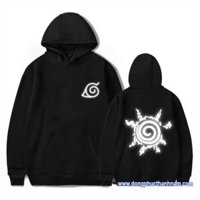 áo Uzumaki, áo hoodie gia tộc Uzumaki Naruto phản quang, áo Naruto phản quang