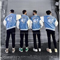ÁO VARSITY JACKER BOMBER UNDERTRAP ÁO BOMBER NỈ PE LÓT BÔNG SIÊU ẤM