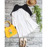 ÁO VÁY BABYDOLL TAY PHỒNG