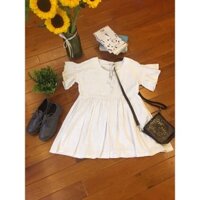 Áo váy trắng baby