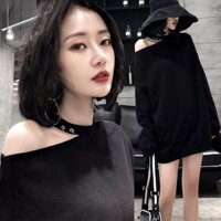 Áo váy trễ vai Chocker