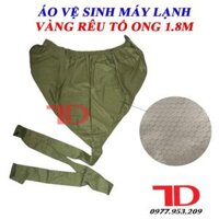 Áo vệ sinh máy lạnh cao cấp vải tổ ong dùng cho loại máy từ 1HP đến 3HP, áo vệ sinh máy lạnh 1.8m, áo vệ sinh loại trơn - VÀNG RÊU TỔ ONG 1.8M